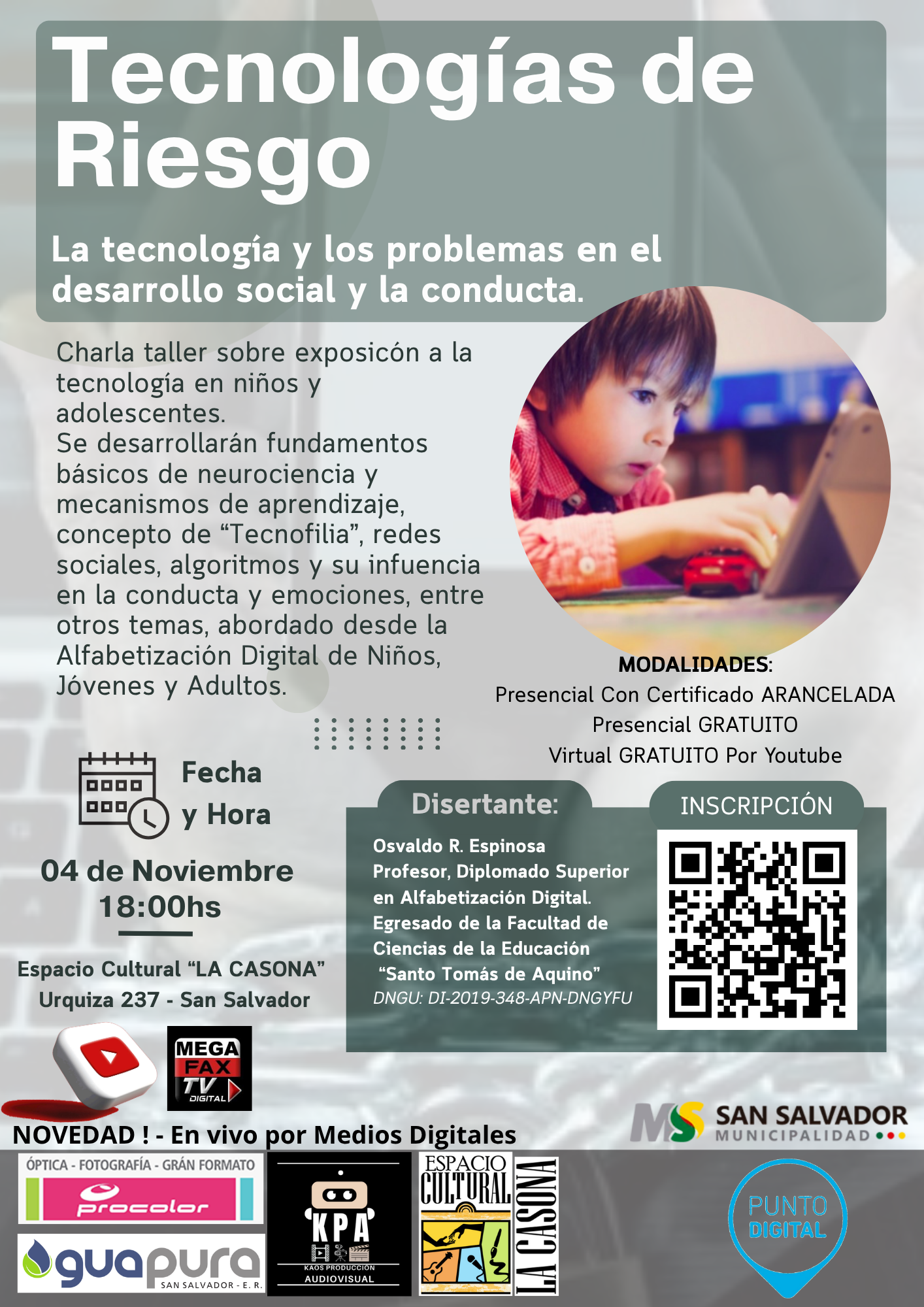 Taller sobre Tecnologías de Riesgo