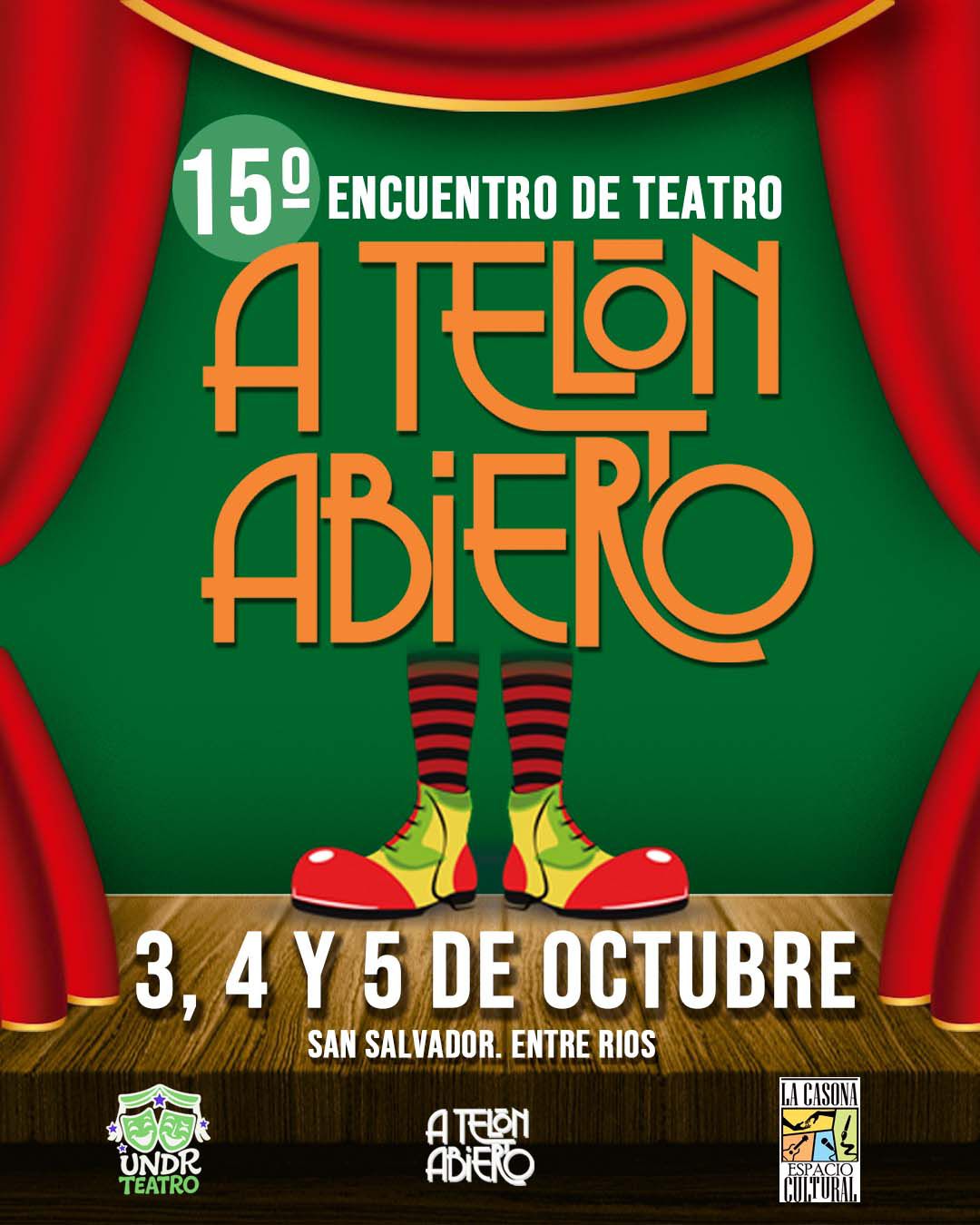 A Telon Abierto… 3, 4 y 5 de Octubre