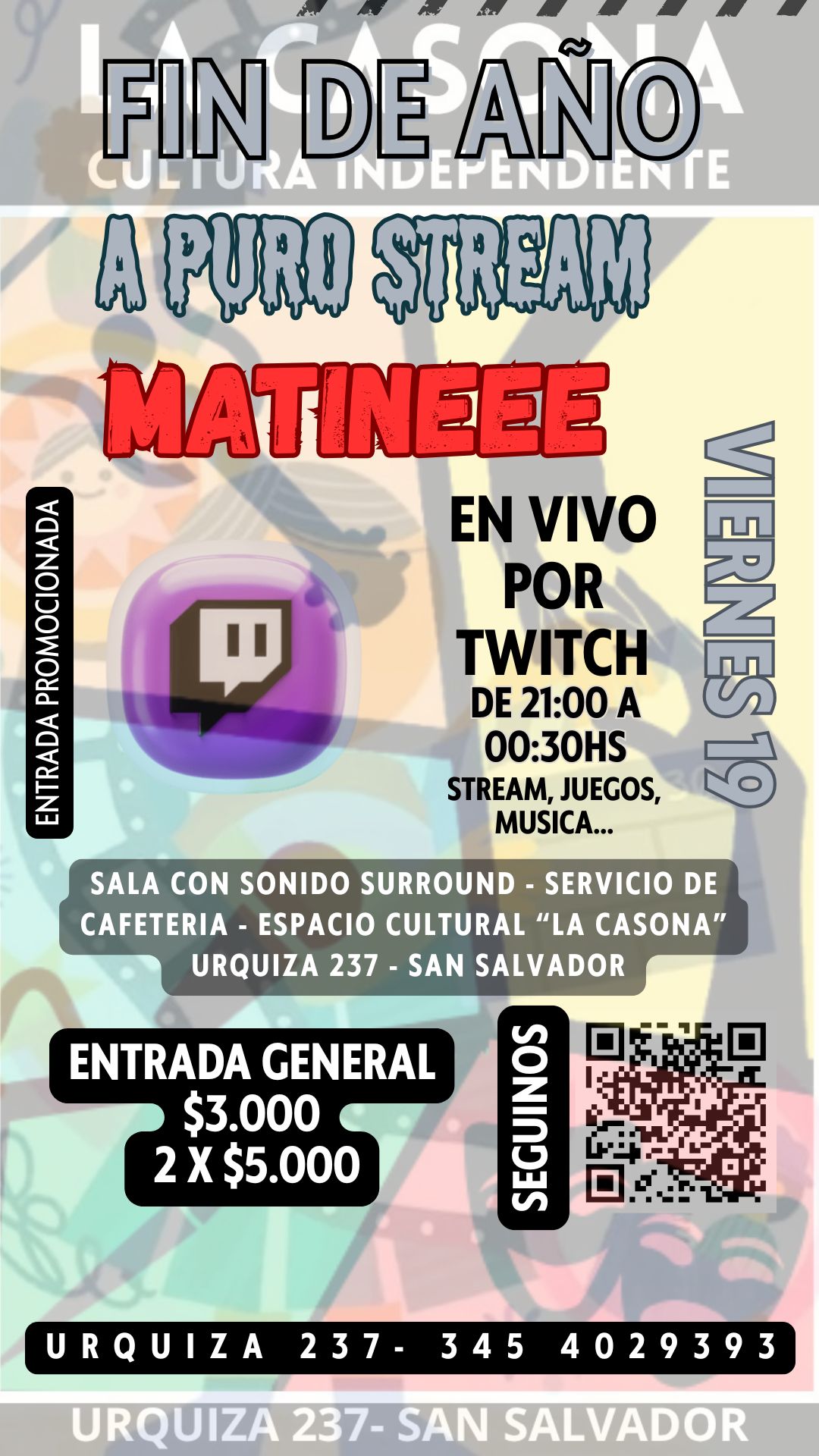 Nueva Actividad – Cierre de año del Taller Audiovisual Juvenil